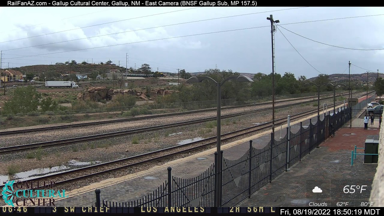 RailFanAZ - Gallup Cultural Center, Gallup, NM | BNSF Gallup Sub, MP 157.5 - East