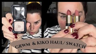 GRWM KIKO MAKEUP HAUL & SWATCHES