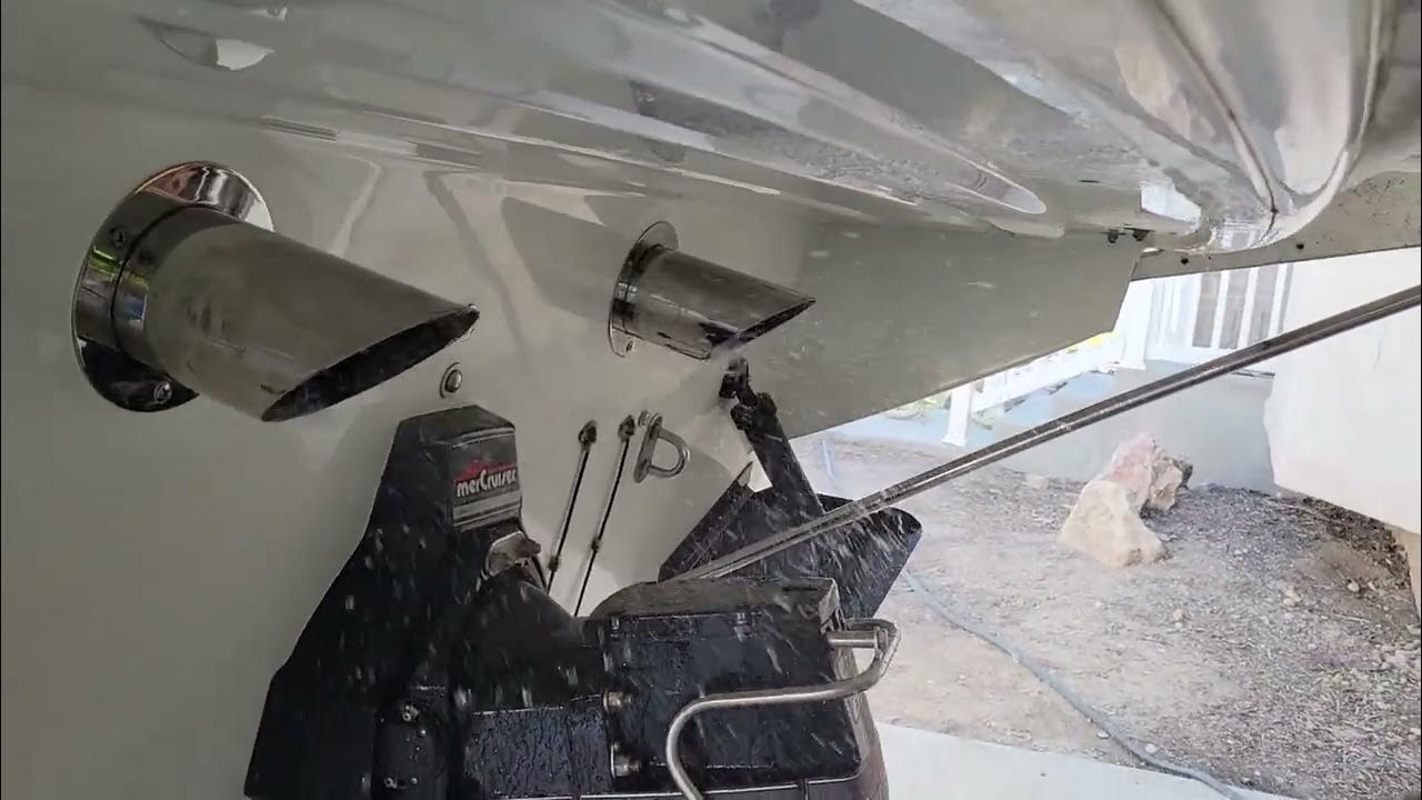 Corsa Marine exhaust tips with silent choice diverters on my 1995