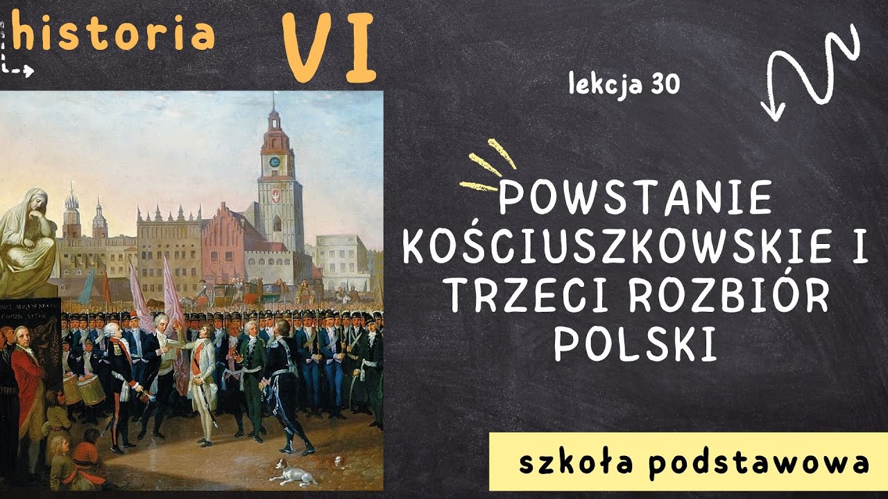 Powstanie Kościuszkowskie Przyczyny I Skutki Historia 6 [Lekcja30 - Powstanie kościuszkowskie i trzeci rozbiór