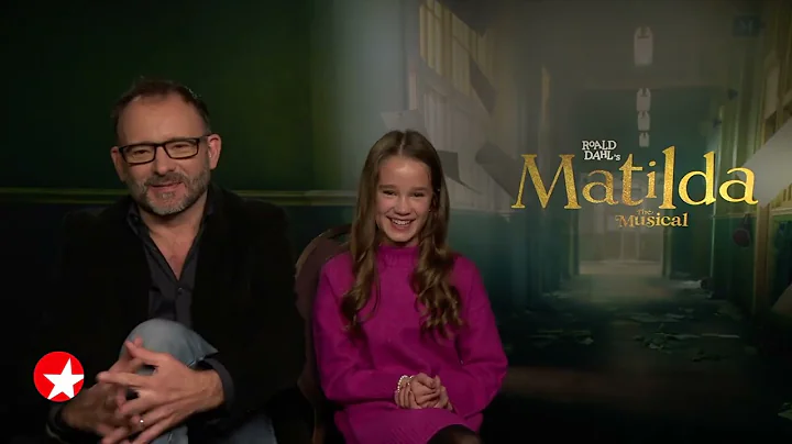 MATILDA star Alisha Weir & director Matthew Warchu...