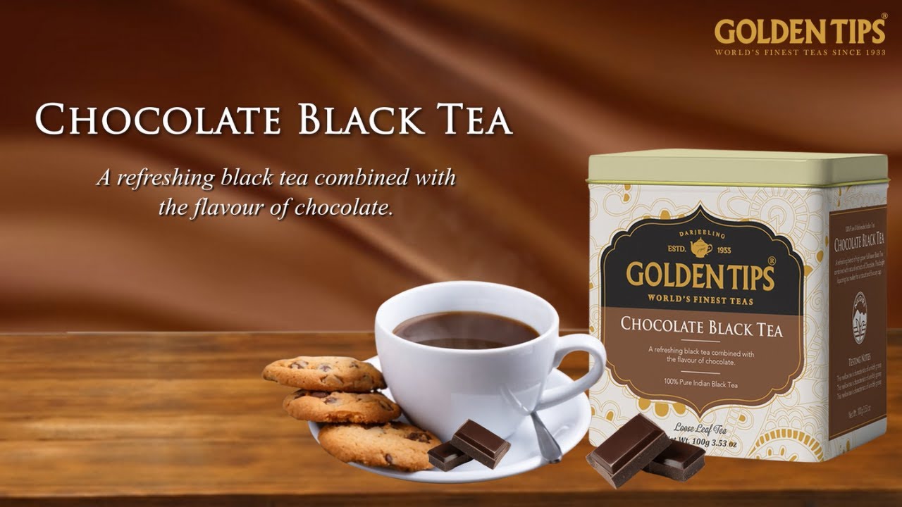 Chocolate Flavoured Black Tea Golden Tips Tea YouTube