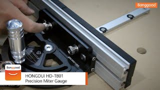 HONGDUI HD-TB01 Precision Miter Gauge - Shop on Banggood