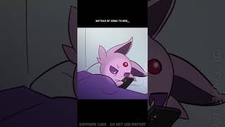 Stare at my phone for hours #problematiceeveelutions