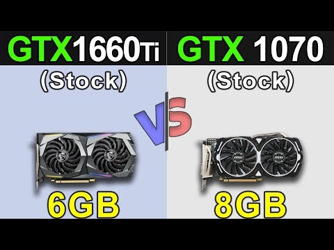 Video: GTX 1660 Ti Vs GTX 1070: Hvilken Er Best For 1080p Og 1440p Gaming?