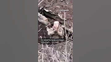 Thumbnail of Russian Soldier Surrendered to Ukrainian Drone and Saved His Life #warinukraine