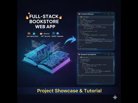 🚀 Full-Stack Bookstore App Using Java Spring Boot + React (3D UI + Security + MySQL)