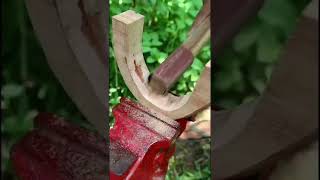 How to make wooden  Stick ,Help for grandma, 🥰#shorts