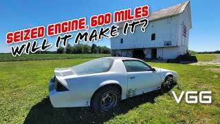 Barn Find Camaro  Will it RUN AND DRIVE 600 Miles Home?