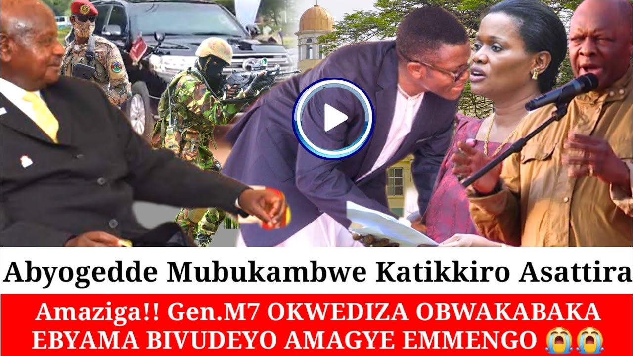 Esasagge Emmengo Kabaka Mubukambwe Abogodde Katikkiro Asattira Amagye Mu Lubiri Laba Omuliro