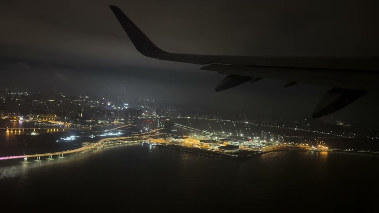 마카오 공항 비행기 이륙 순간 직캠 Macau airport plane takeoff video 여행 박람회 이벤트 전시회 아시아 대한민국 KPOP 케데헌 케이팝데몬헌터스 ASCC