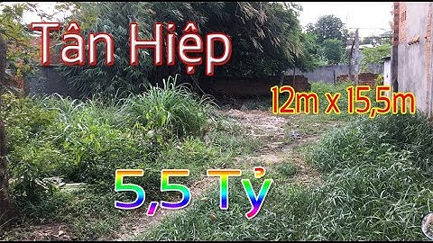 Bán 185m đất Tân Hiệp Hóc Môn giá 5,5 tỷ | nhà đất hóc môn