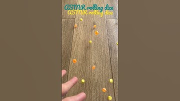 ASMR sounds of rolling dice reverse video @Creatives9