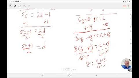 Literal Equations and Dimensional Analysis
