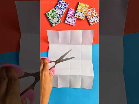 Diy Mini Notebook Easy📒 | Mini Notebook #shorts #mininotebookcraft #crafts-to-craft