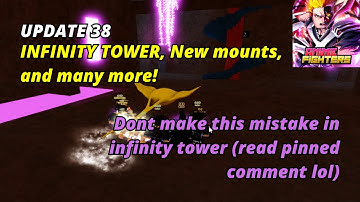 Roblox Anime Fighters Simulator Update 38 Quick Review! New Mounts, Unit, Infinity Tower!