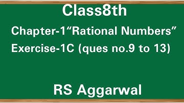 Class8th/Chapter-1 (Rational Numbers)/Exercise-1C/RS Aggarwal