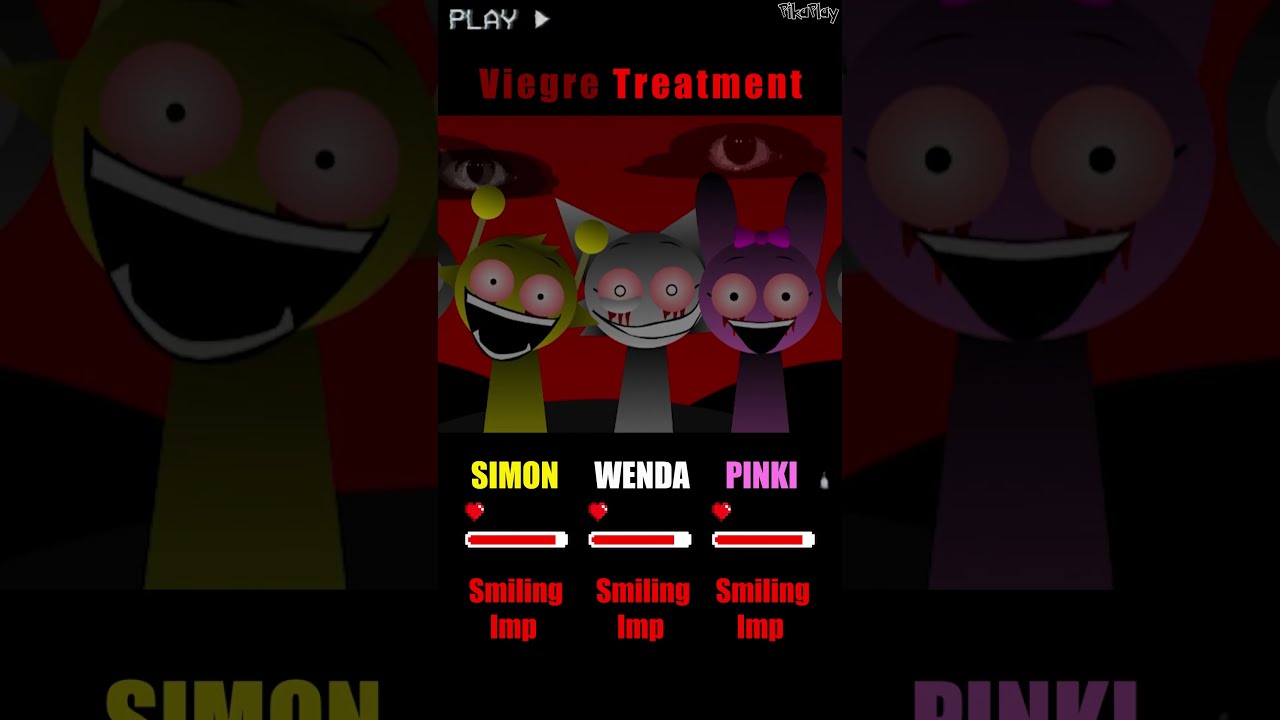 HP Bar Simon Wenda Pinki In Treatment Mods Condition Status Sprunki Incredibox