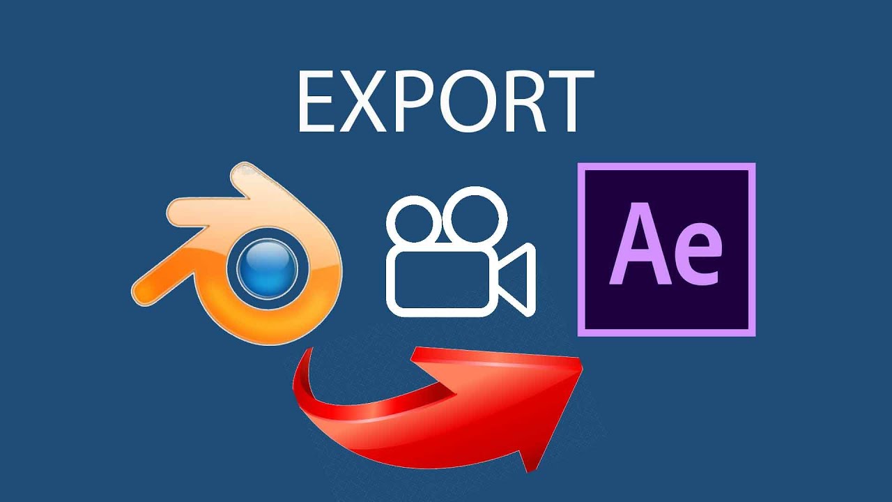 Export Blender camera to After Effects Ехпорт камеры из Блендер 3.0 в ...