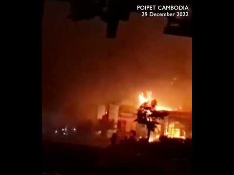 BREAKING: Fire at hotel casino on Cambodia border kills at least 10