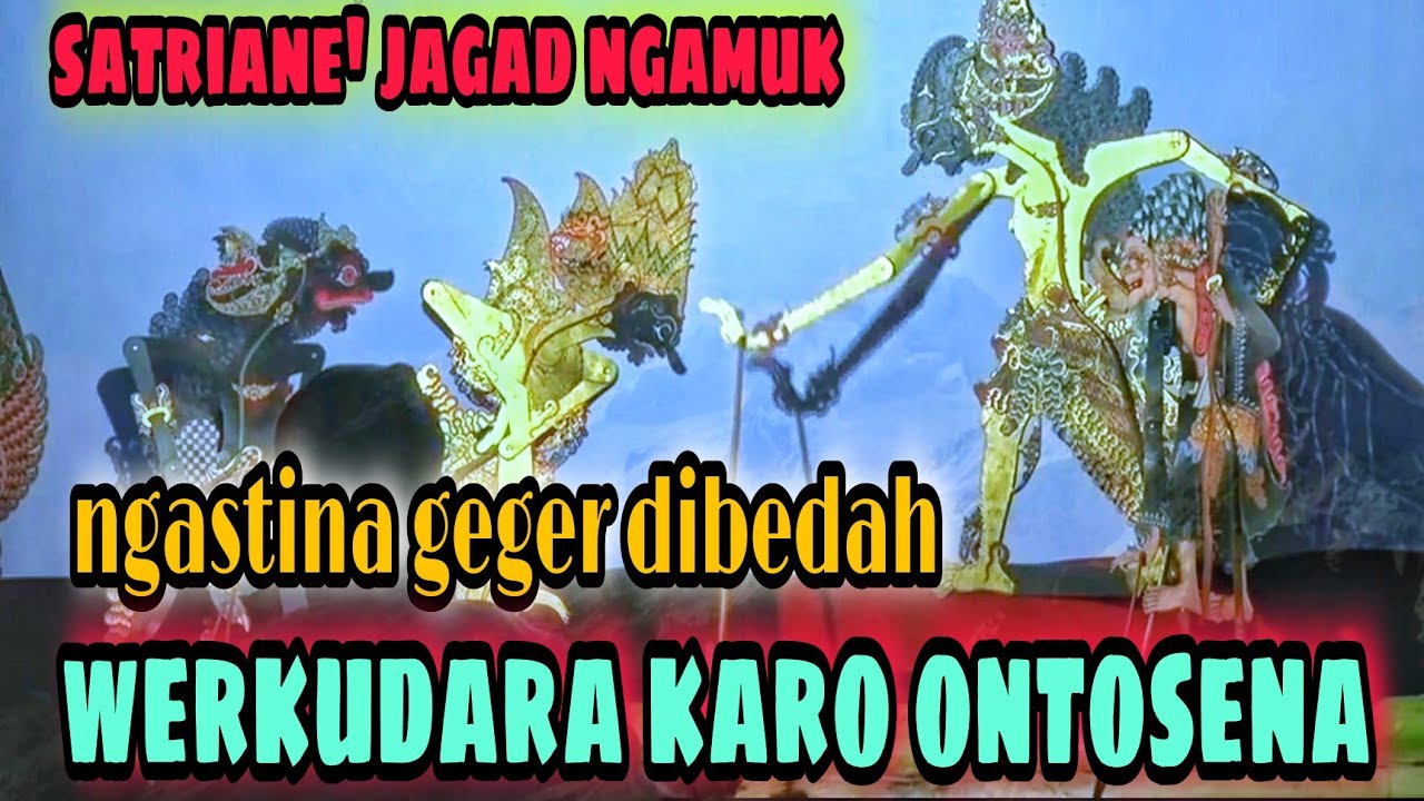 werkudara sak anake' ngamuk mbedah ngastina, baladewa sak kurawane' tumpes// ki seno nugroho