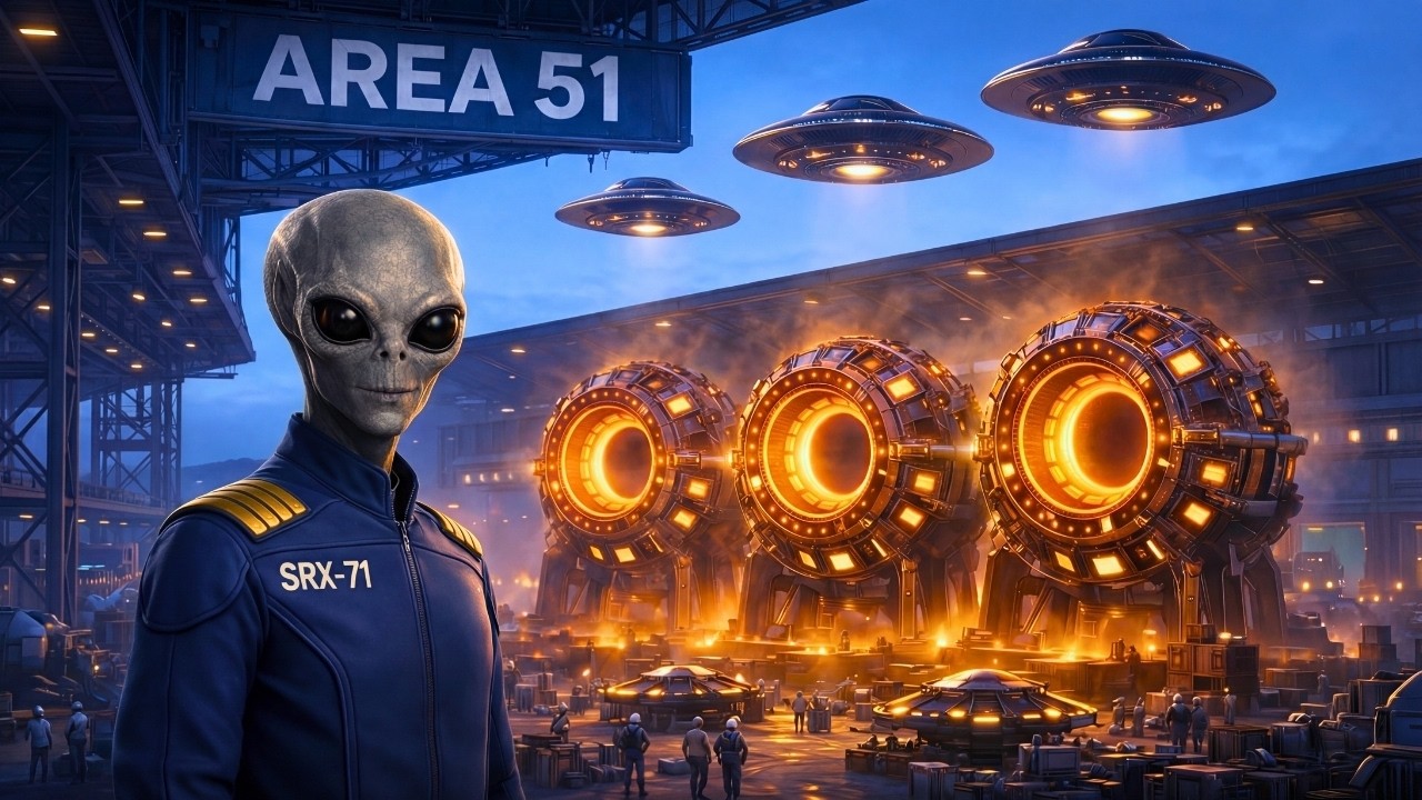 How UFO Vortex Engines Are Made Inside an Alien Factory | AI Simulation