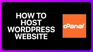 How To Host WordPress Website In cPanel Tutorial