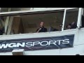 Cubs Broadcaster Len Kasper Sings "Take me out to the Ballgame" @ Wrigley Field