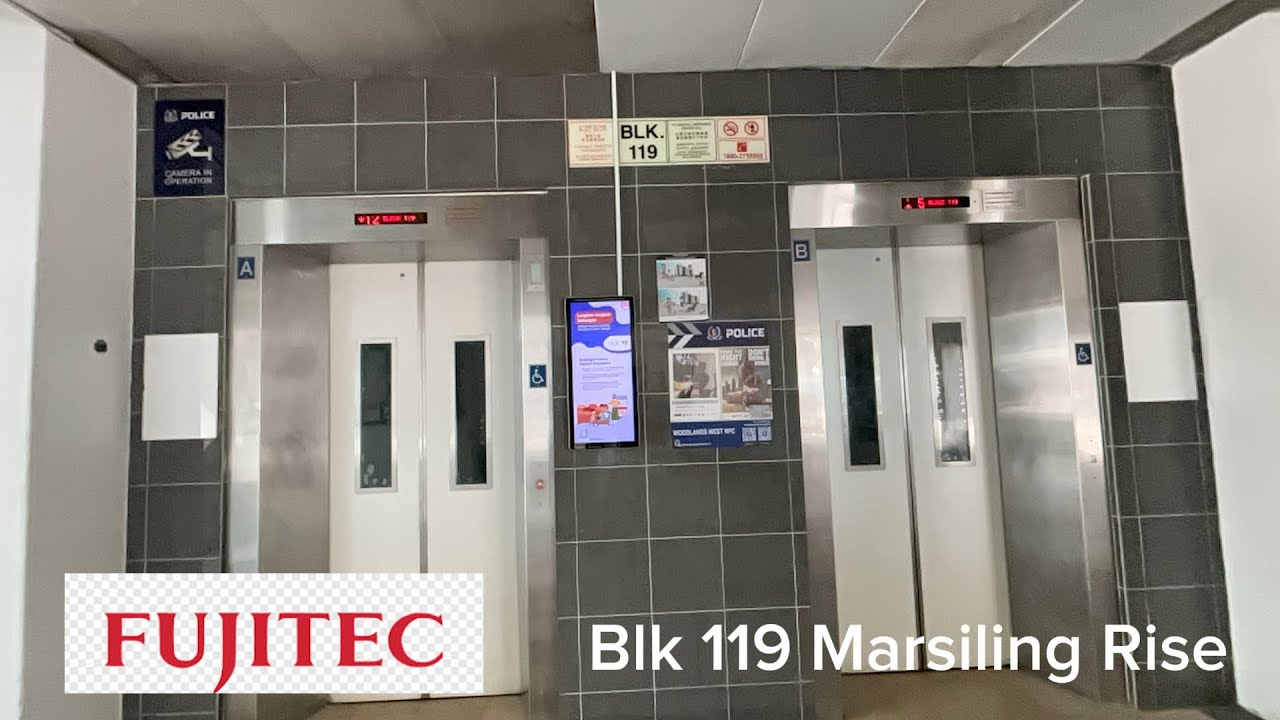 Fujitec Lift at Blk 119 Marsiling Rise - YouTube
