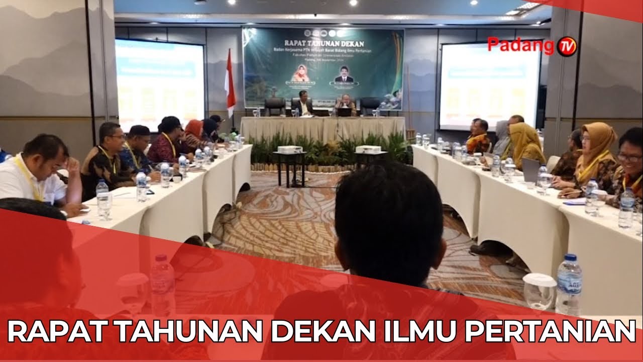 Rapat Dekan Badan Kerja Sama Perguruan Tinggi Negeri Fakultas Pertanian ...