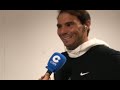 Entrevista a Rafa Nadal tras empatar con Roger Federer a 20 Grand Slams en El Partidazo de COPE