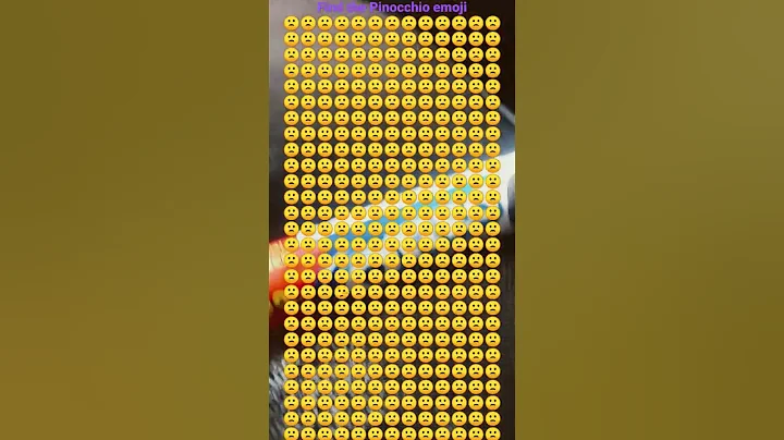 Find the Pinocchio emoji #shorts #viral #trending