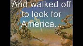 Video thumbnail of "Yes- America with lyrics Part I"