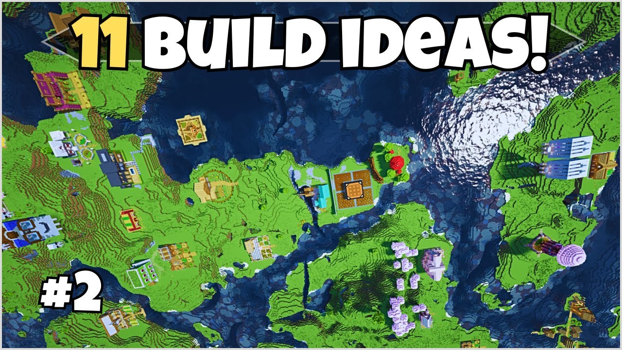 11 AMAZING Build Ideas for Your World! | Tutorials in description ...