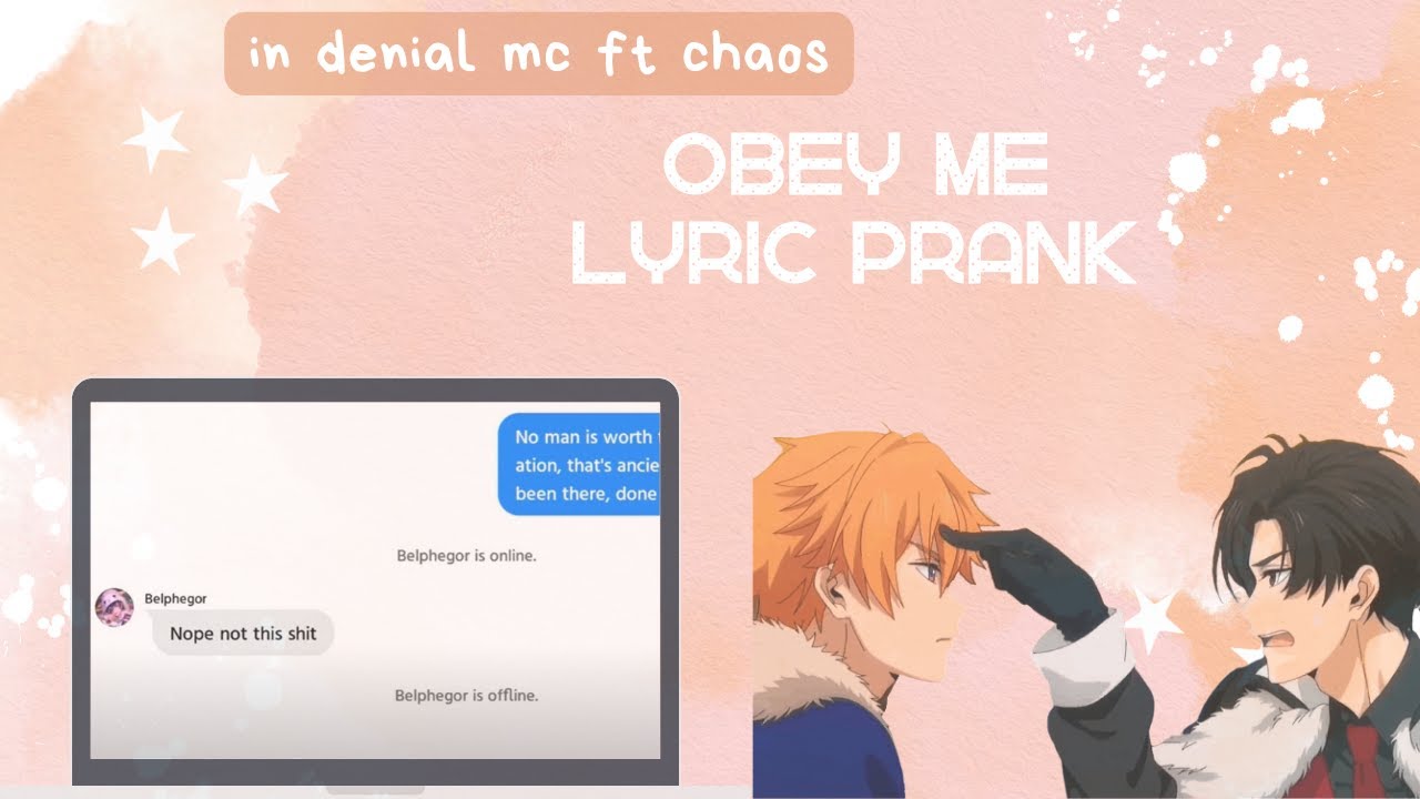 mc wouldn't say that they're in love | obey me | lyric prank