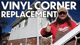 DIY Vinyl Trim Installation | How to Replace a Vinyl Outside Corner