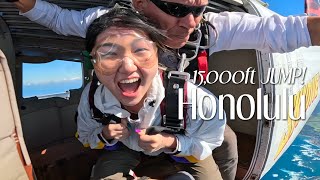 A Trip to Remember, Honolulu, Hawai&#39;i  🌺: SKYDIVING, Waikiki Beach, trip with friends! | PART 1