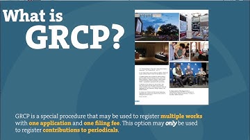 Group Registration Option for Contributions to Periodicals: Tutorial