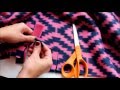 4 different ways to tie a fleece blanket