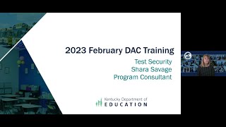 2023 February DAC Training: Test Security