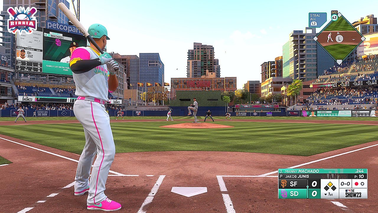 MLB The Show 23 San Francisco Giants vs San Diego Padres - Gameplay PS5 60fps HD