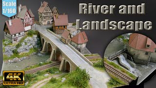 River and Landscape | Schoenberger Altstadt Diorama | Scale 1:160