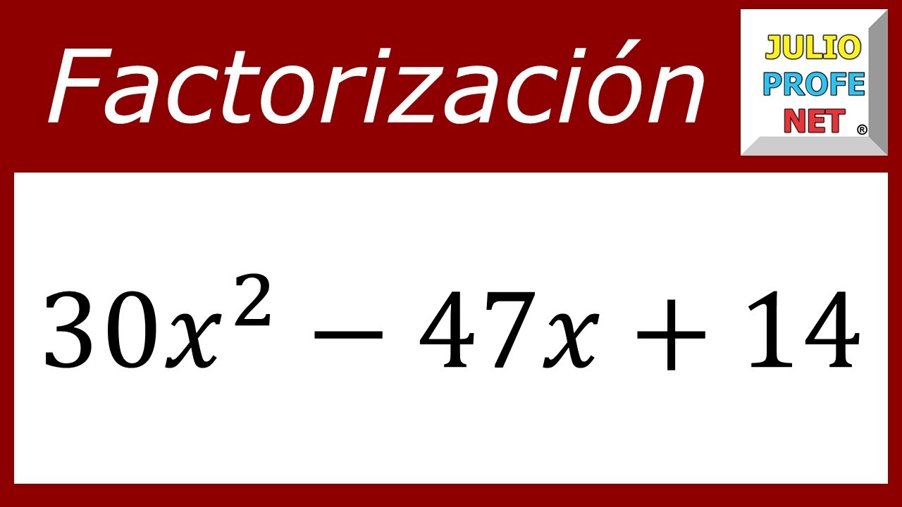 Factorizacion De Trinomios De La Forma Ax Bx C Ejercicio 4