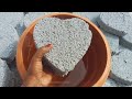 ASMR crumbling video concrete sand water crumbling video
