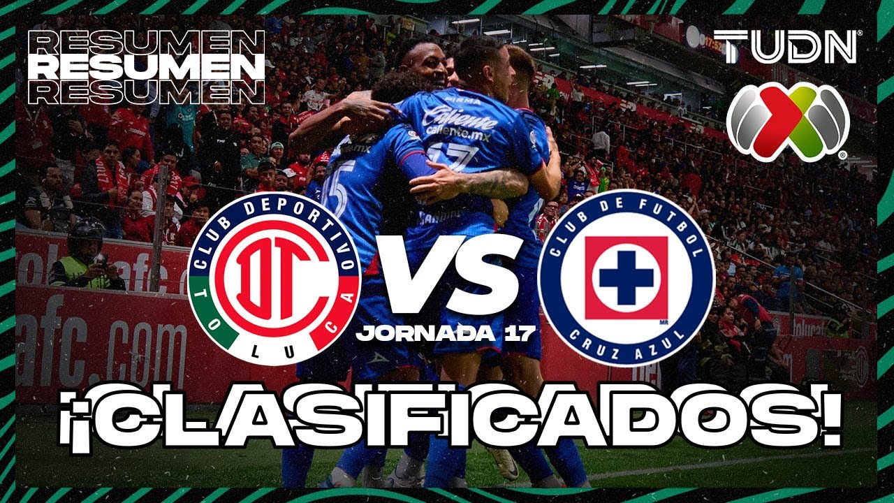 Resumen  Toluca 0 1 Cruz Azul  CL2024   Liga Mx J17  TUDN