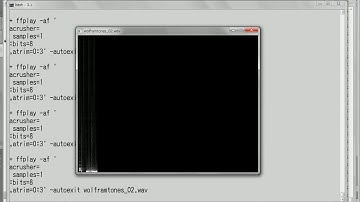 Examples of manupilation of audio with ffmpeg - acrusher