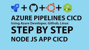 AZURE DEVOPS | AZURE PIPELINE - UBUNTU - GITHUB, NODE JS application on Azure Cloud VM - PART 1