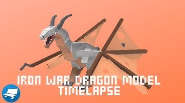 Iron War Dragon | Blockbench Timelapse