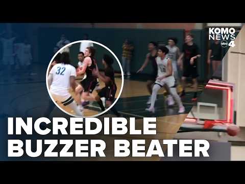Buzzer beater! Everett Community College wins it with 70-foot shot as time expires