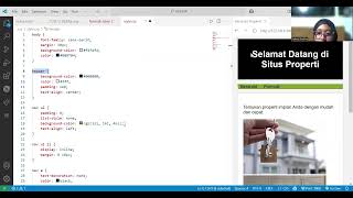 UTS PEMROGRAMAN WEB! MENJELASKAN SETIAP FUNGSI ELEMEN DARI HTML DAN CSS DARI WEB SEDERHANA